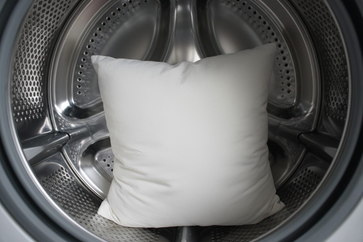 כרית במכונת כביסה