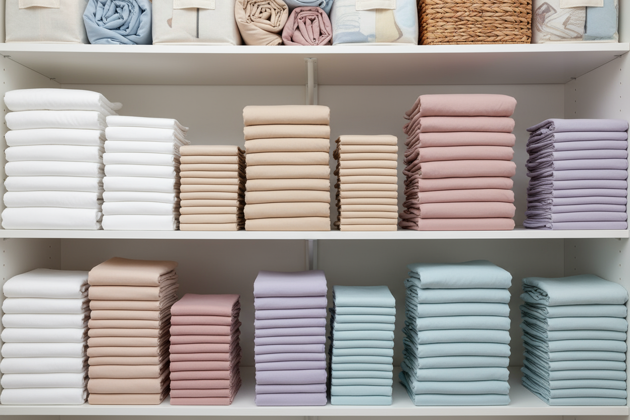 איך לקפל סדין כמו מקצוענים – המדריך השלם לסדר וארגון בארון