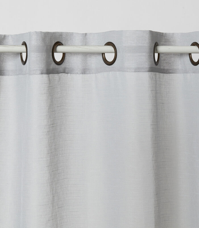 וילון בד, דגם דרור - אפור