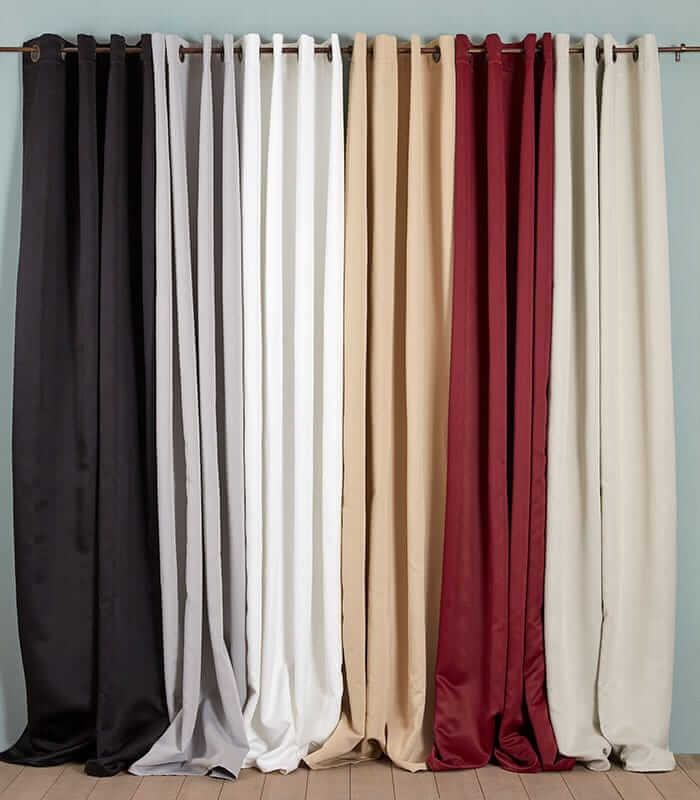 וילון האפלה, דגם גבע - בורדו