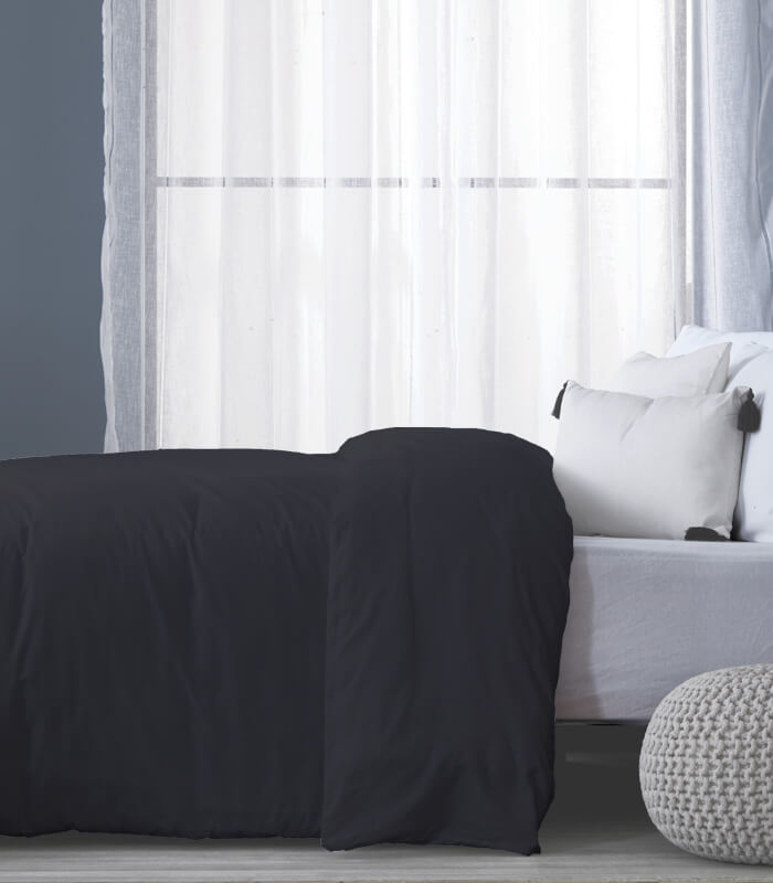 ציפה יחיד ג'רסי - שחור