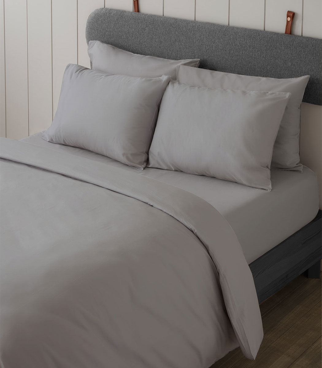 סט ג'רסי חלקי - אפור בהיר