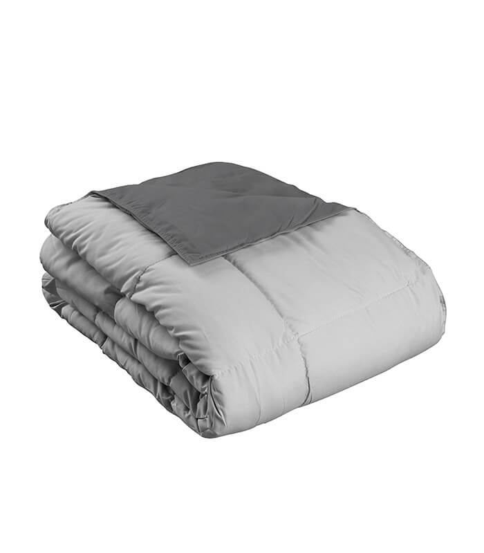 שמיכת מזגן רב עונתית, דגם בריזה - אפור