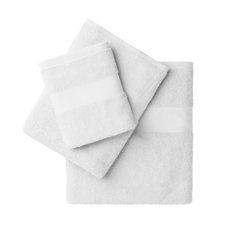 מגבת רחצה 100% כותנה, דגם קלאסיק - לבן