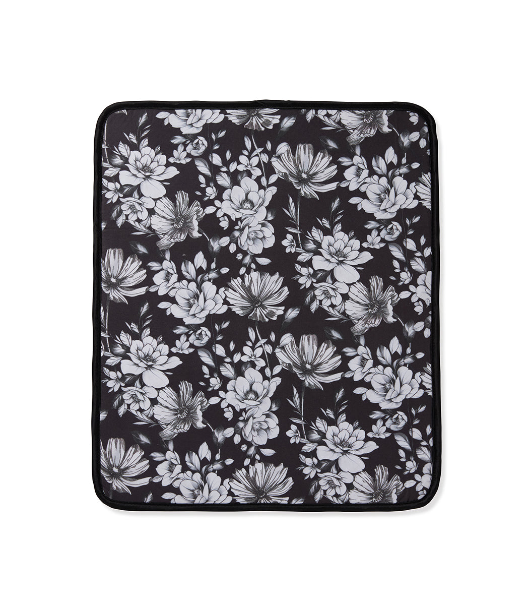 טקסטיל מטבח מודפס שחור לבן