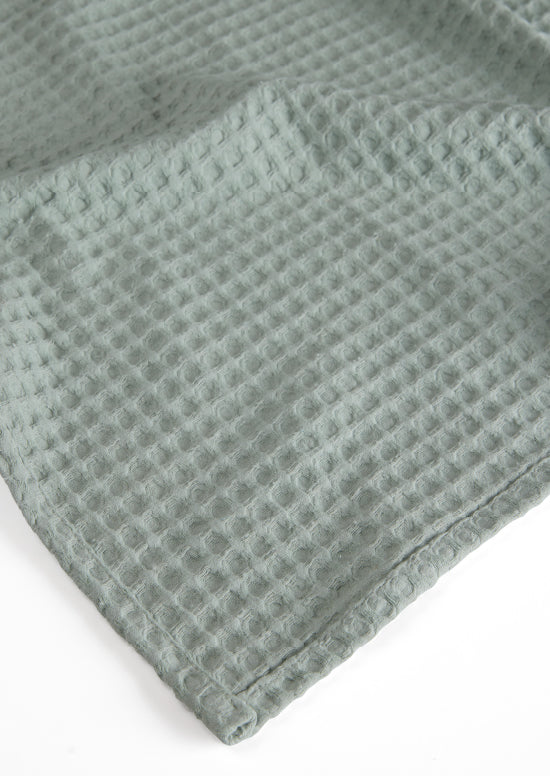 שמיכת קיץ פיקה, כותנה מנטה - ירוק