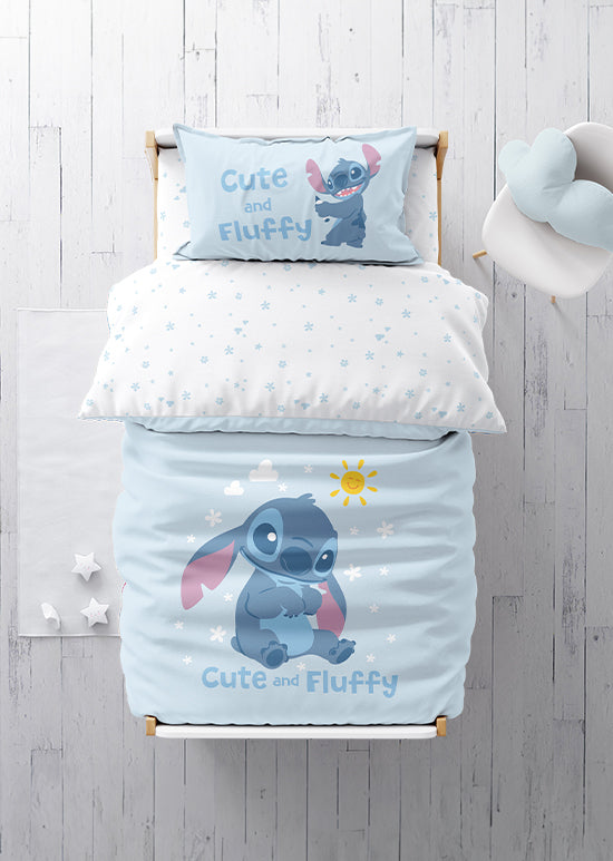 סט מצעי כותנה למיטת מעבר, סטיצ' תינוק