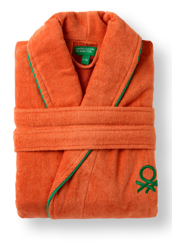 חלוקי רחצה מבוגרים בנטון ולור כתום