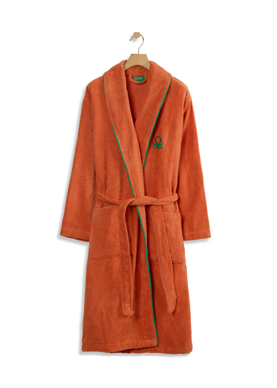 חלוקי רחצה מבוגרים בנטון ולור כתום