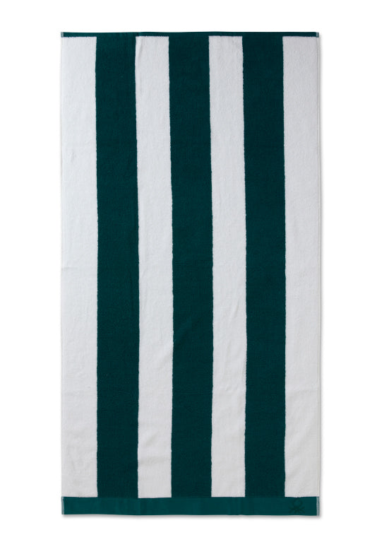 Benetton Stripes – מגבת פסים, ירוק