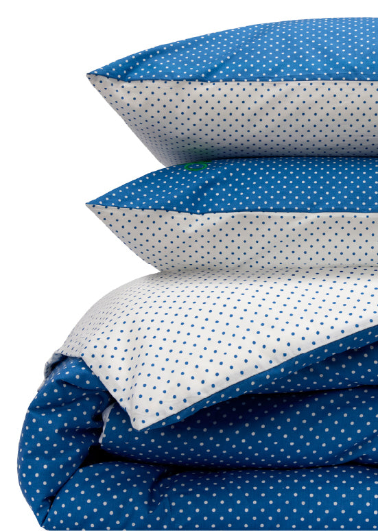 United Colors of Benetton , סט מצעים פולקה דוט - כחול