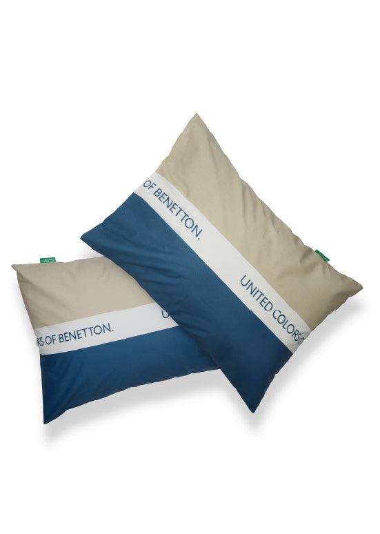 Exclusive Benetton , מצעים דו-צדדיים -פטרול/אבן