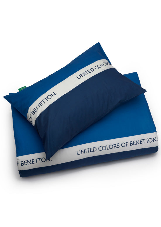 Exclusive Benetton , מצעים דו-צדדיים -נייבי/כחול