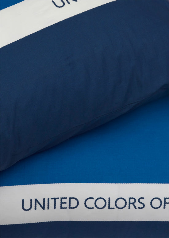 Exclusive Benetton , מצעים דו-צדדיים -נייבי/כחול