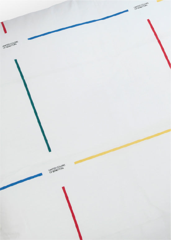 קולקציית MIX & MATCH של Benetton - ריבועים צבעוני - ציפה