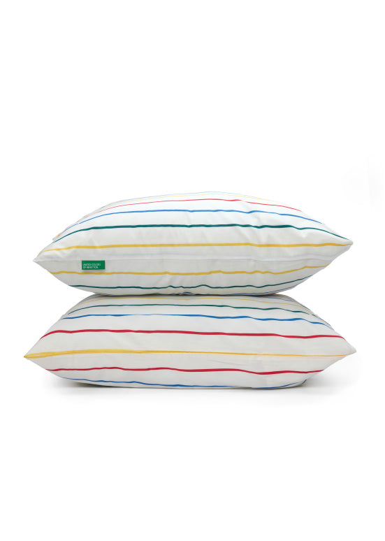 קולקציית MIX & MATCH של Benetton - פסים צבעוני - זוג ציפיות