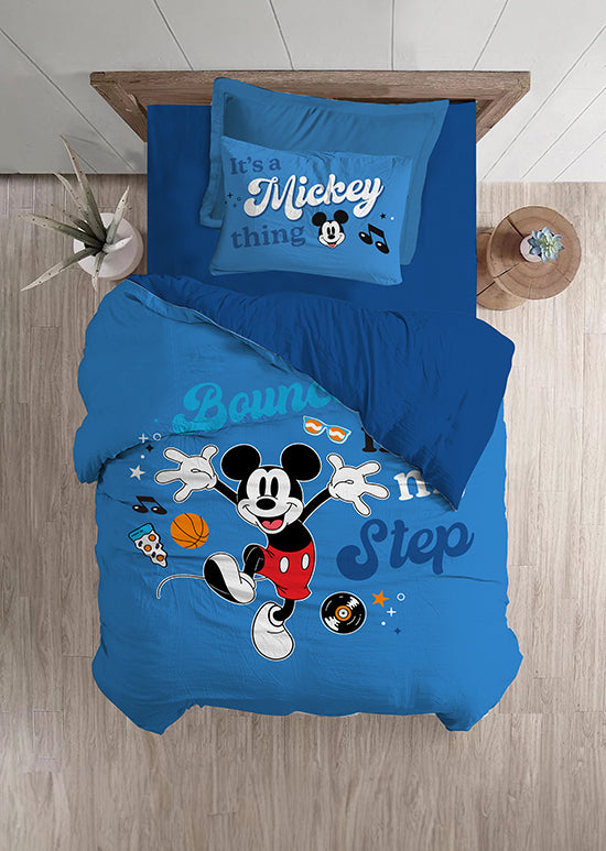 מצעי כותנה לילדים ותינוקות מיקי כדורסל