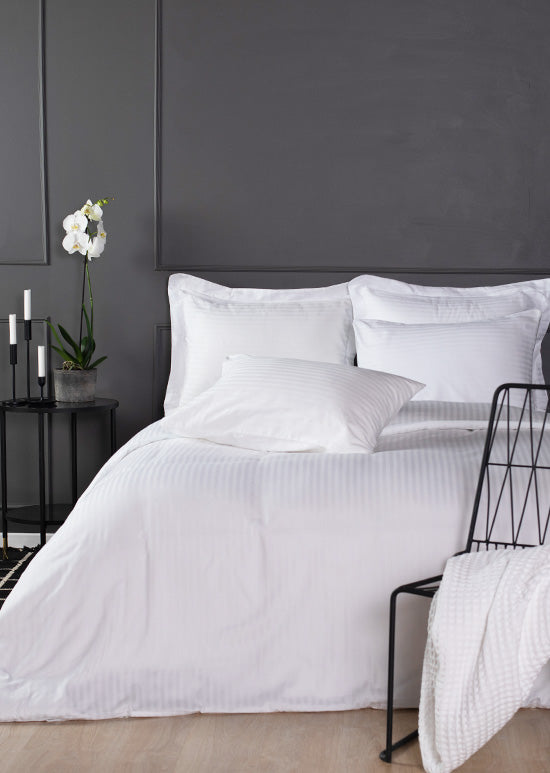 מצעי פנינה - לבן