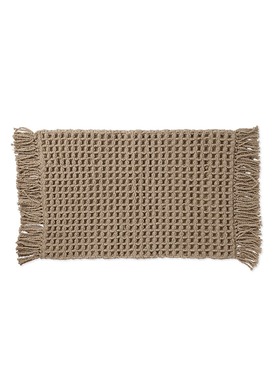 'שטיח רצפה, וואפל - בז