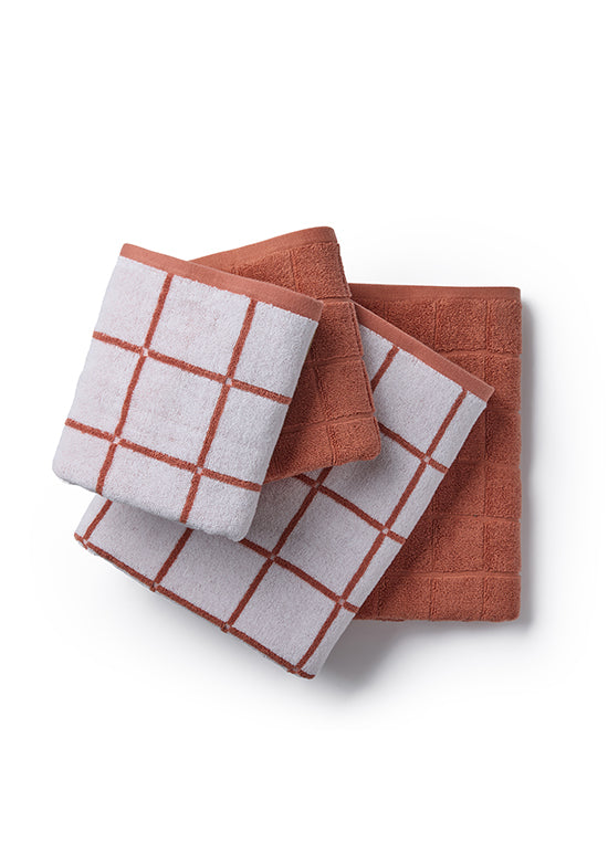 מארז מגבות רחצה, לונדון - כתום