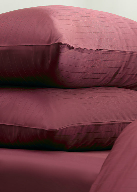 סט מצעי סאטן, אינפיניטי - בורדו