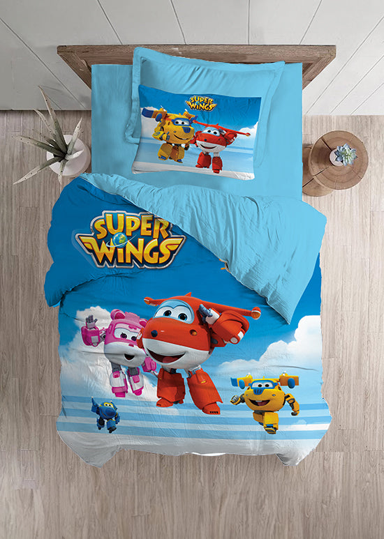 סט מצעי ילדים, מטוסי על בשמיים