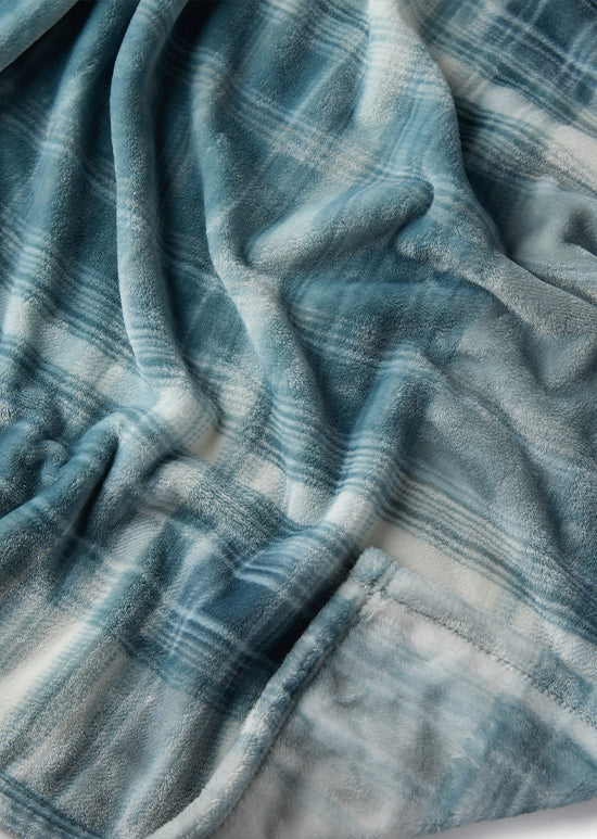 שמיכת חורף, דגם אנה - כחול