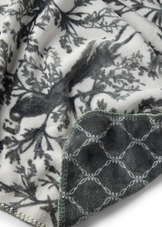 שמיכת חורף, דגם אמילי - ירוק