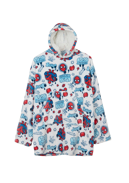 פונצ'ו פרוותי מפנק לילדים - ספיידרמן