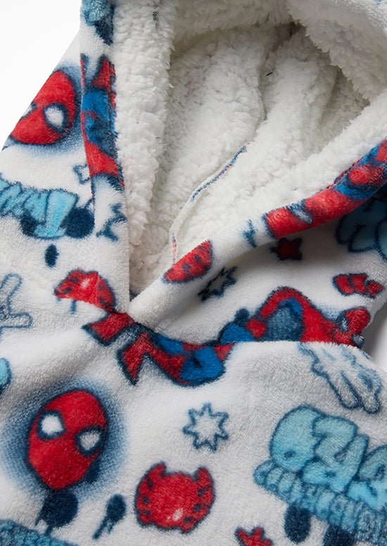 פונצ'ו פרוותי מפנק לילדים - ספיידרמן