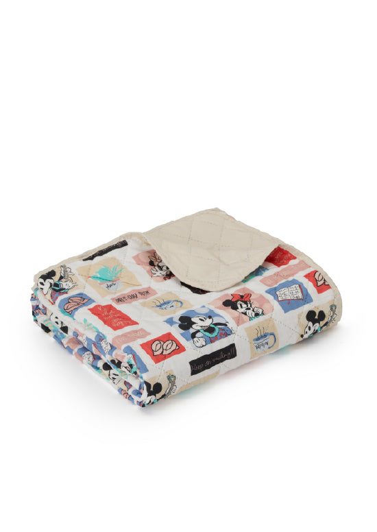 שמיכת קיץ ילדים - מיקי ומיני רוקדים