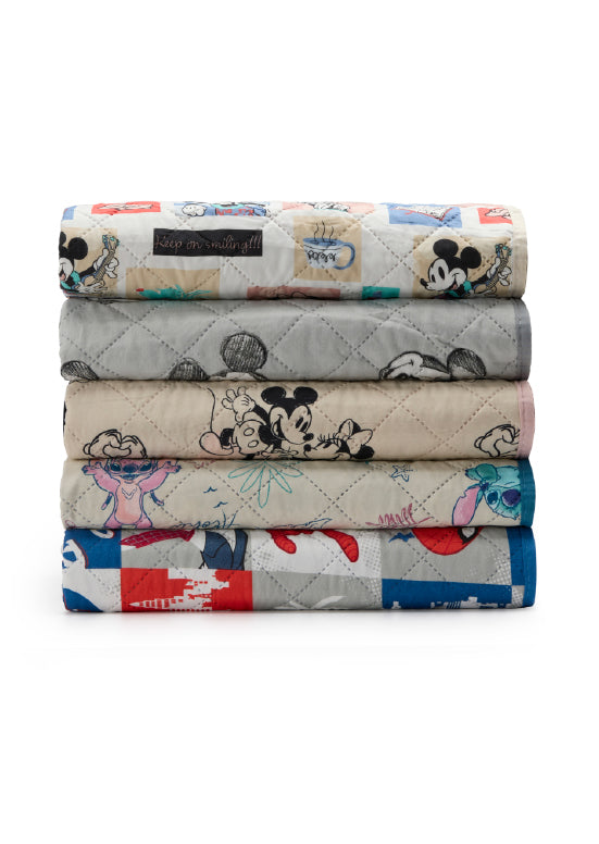 שמיכת קיץ ילדים - מיקי ומיני רוקדים