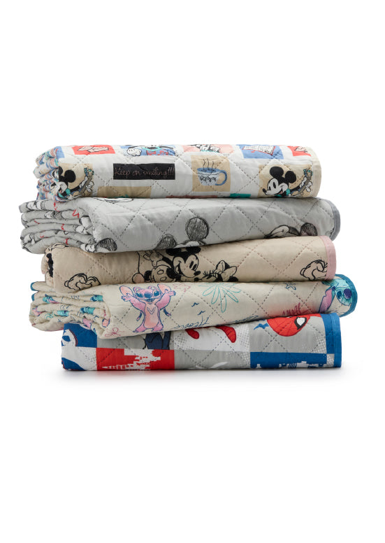 שמיכת קיץ ילדים - מיקי ומיני רוקדים