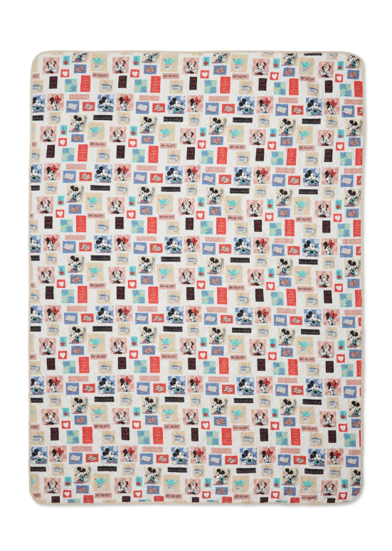 שמיכת קיץ ילדים - מיקי ומיני רוקדים