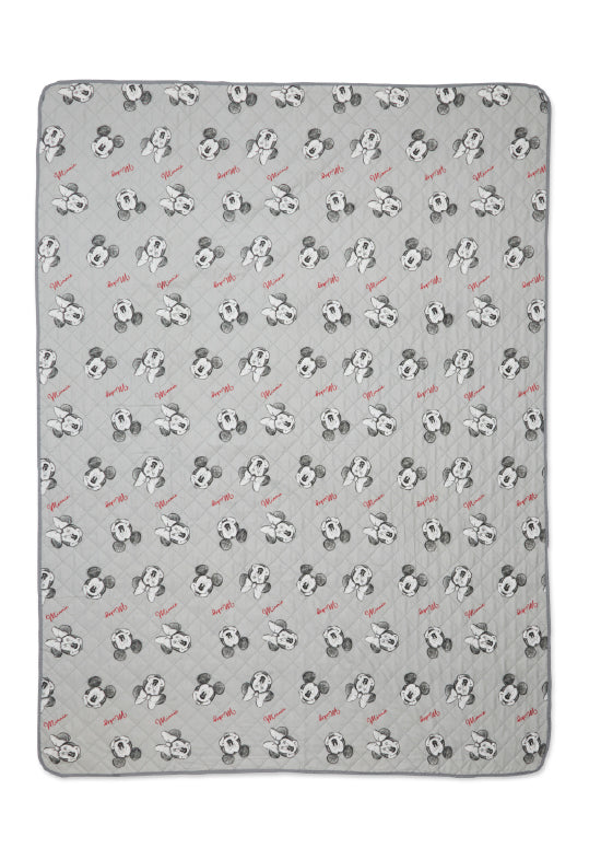 שמיכת קיץ ילדים - מיקי אפור