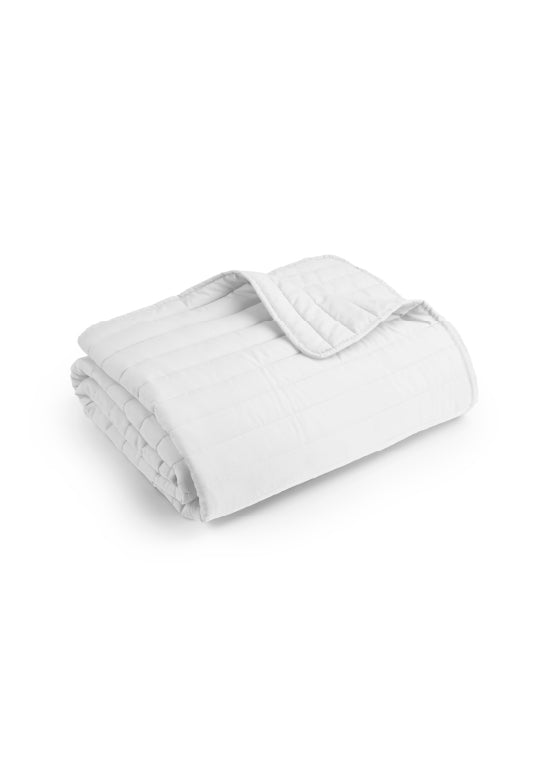 שמיכת קיץ איילנד - לבן