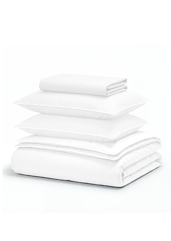 סט מצעי פרקל כותנה GALLER, עמנואל - לבן