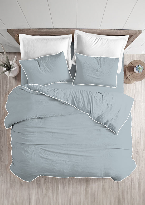 סט מצעי פרקל כותנה GALLER, עמנואל - כחול