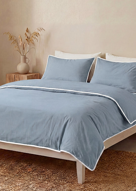 סט מצעי פרקל כותנה GALLER, עמנואל - כחול