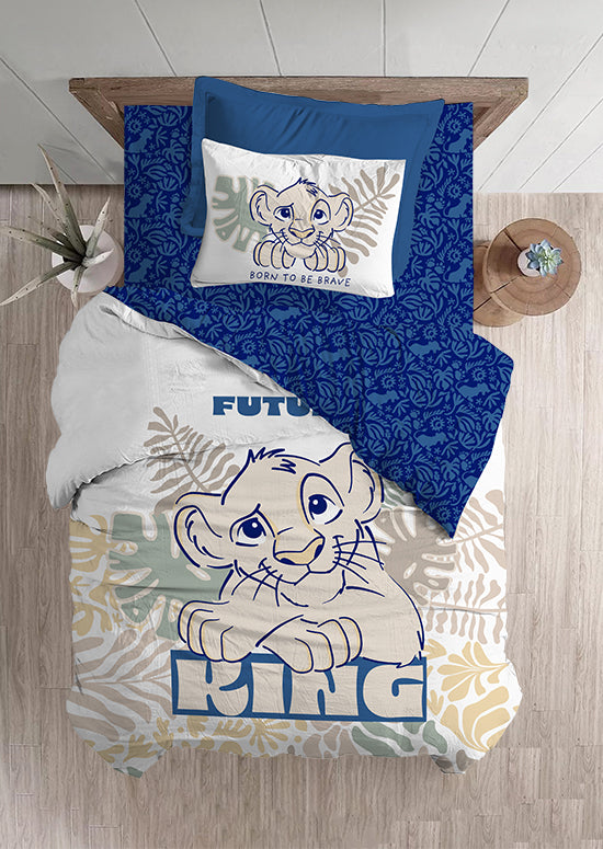 מצעי כותנה לילדים, סימבה אמיץ