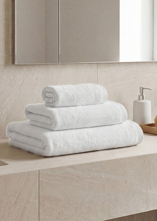 מגבות רחצה SMATR - לבן