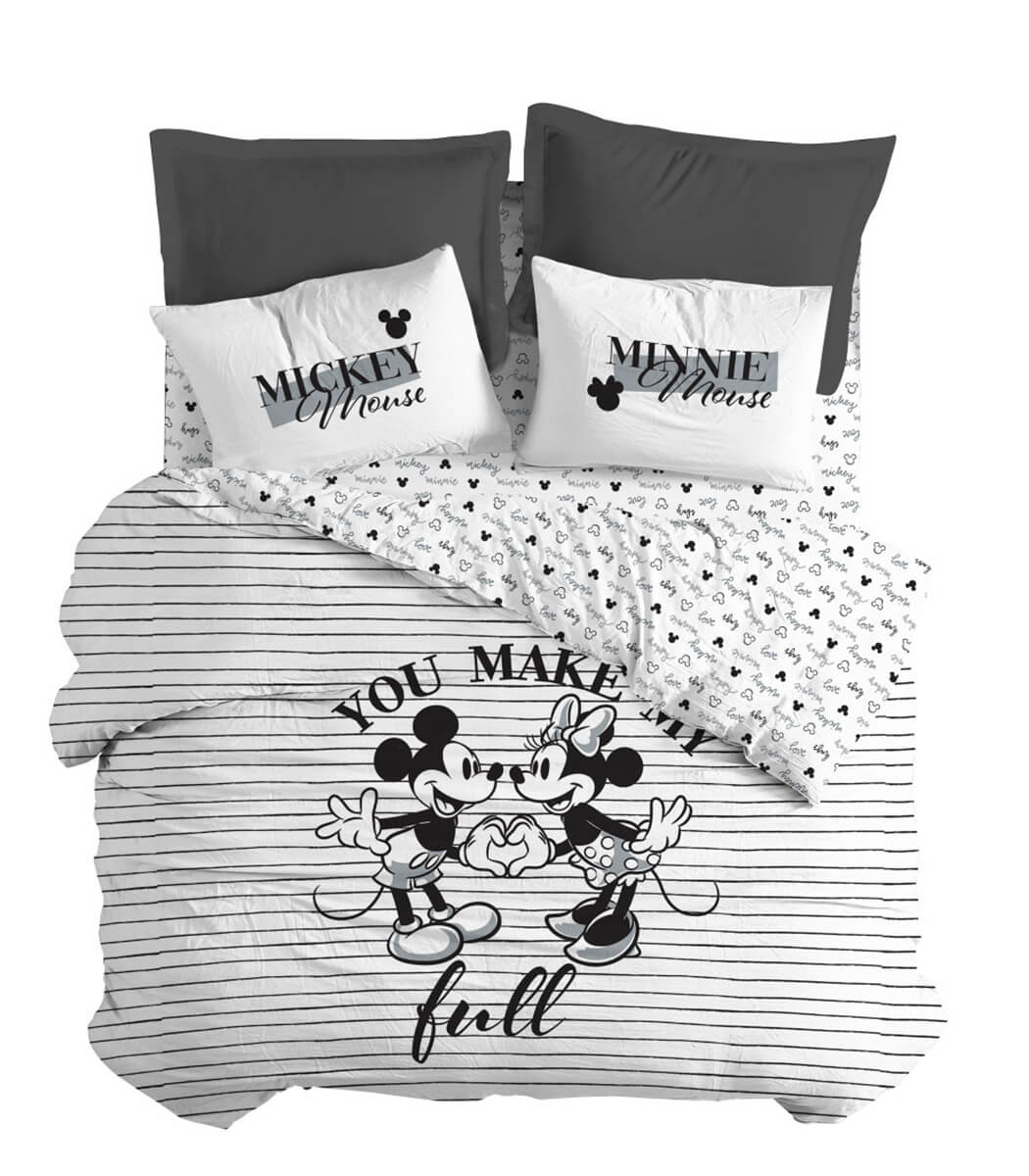 סט מצעי ג'רסי כותנה דיסני , הלב שלי