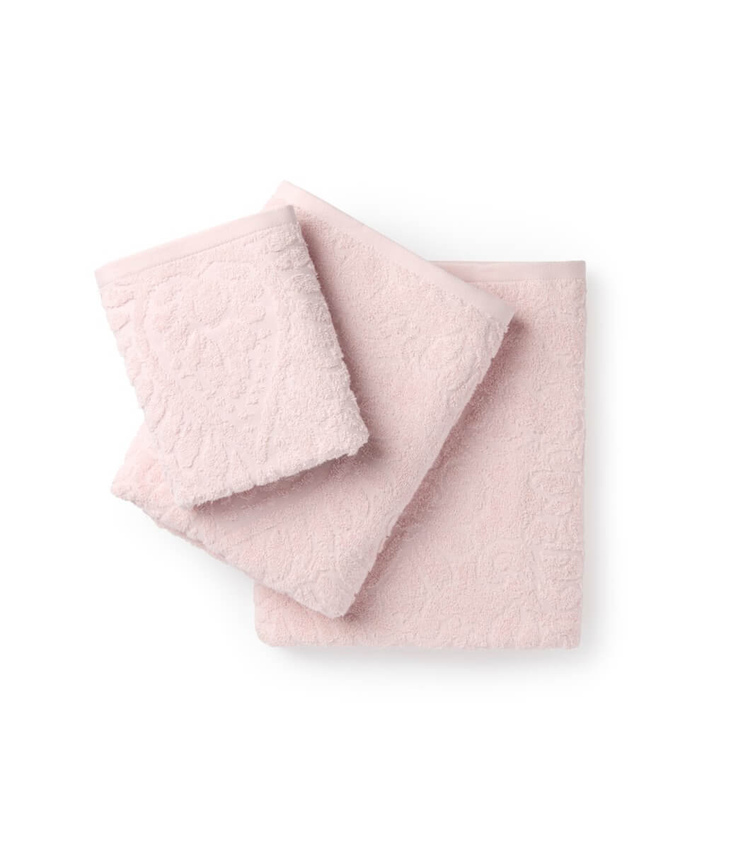 מגבות רחצה ג'קארד, דגם נגה - ורוד