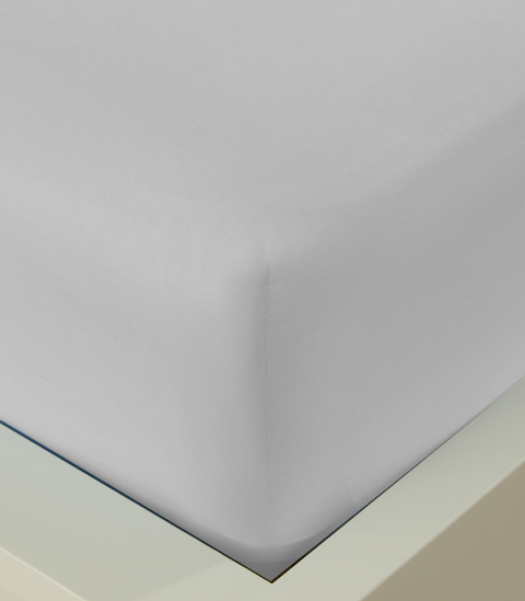 סדין כותנה חלק - לבן Mix&Match -