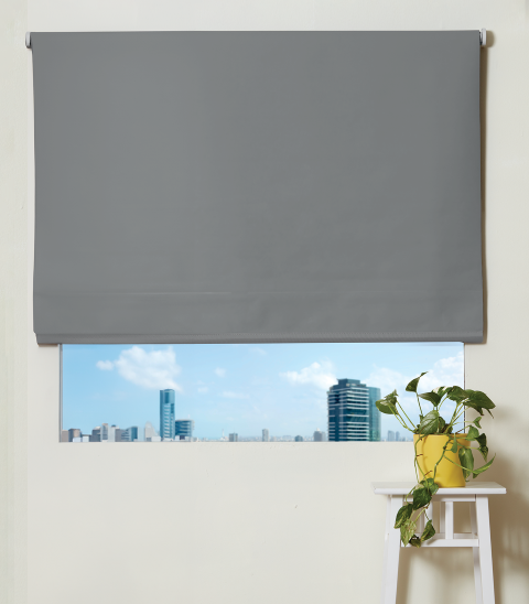 תריס גלילה האפלה אפור