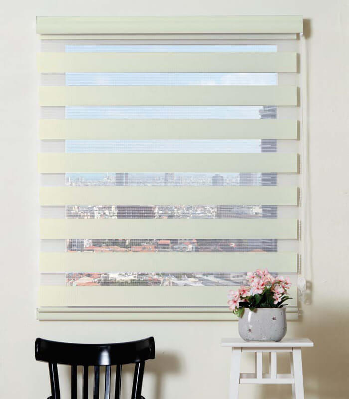 וילון זברה גלילה - בז'