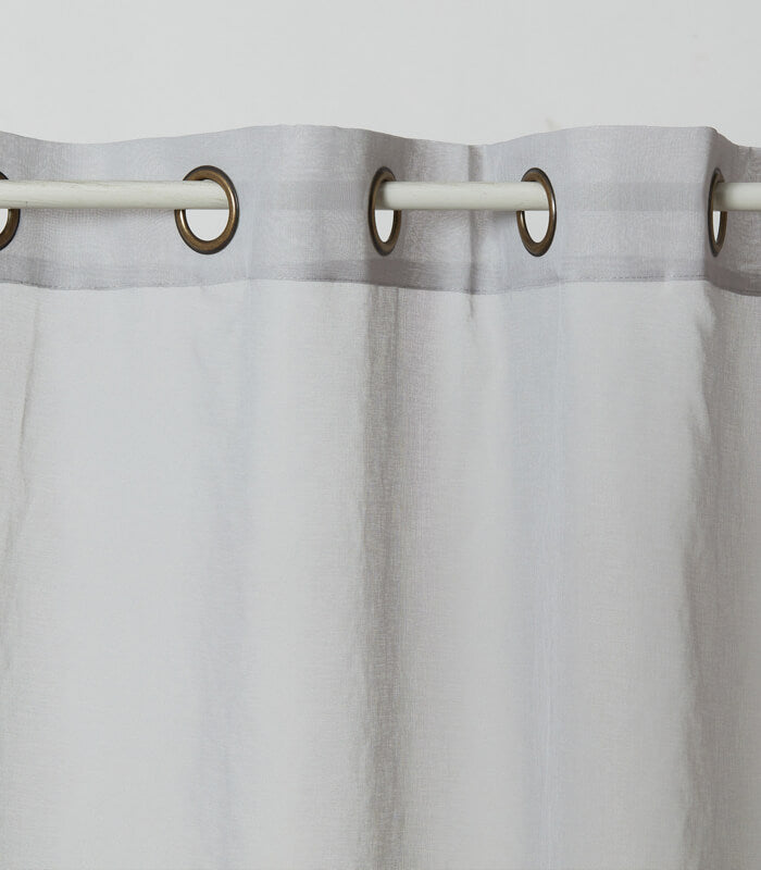 וילון בד, דגם הלן -אפור