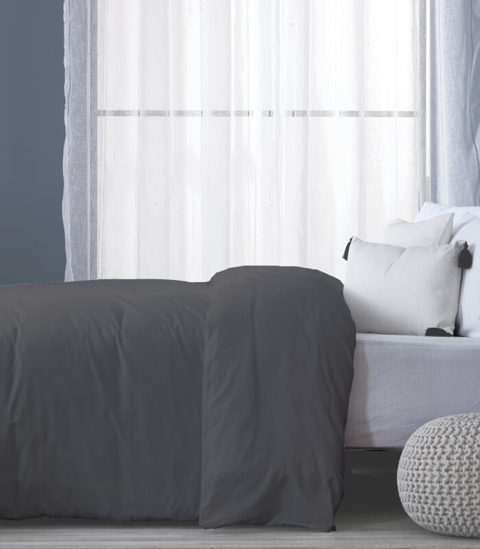 ציפה יחיד ג'רסי - אפור כהה