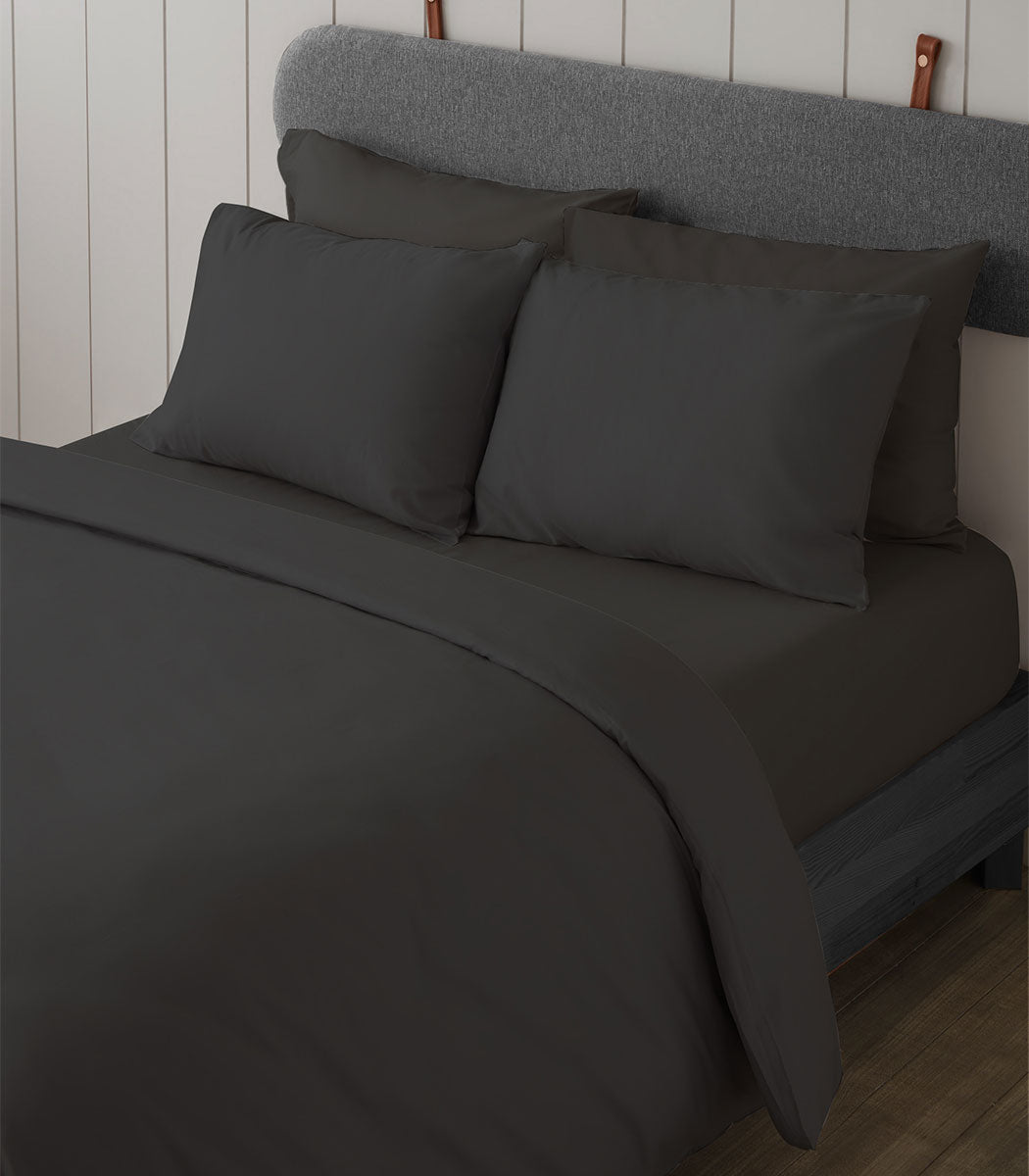 סט ג'רסי חלקי  - אפור כהה