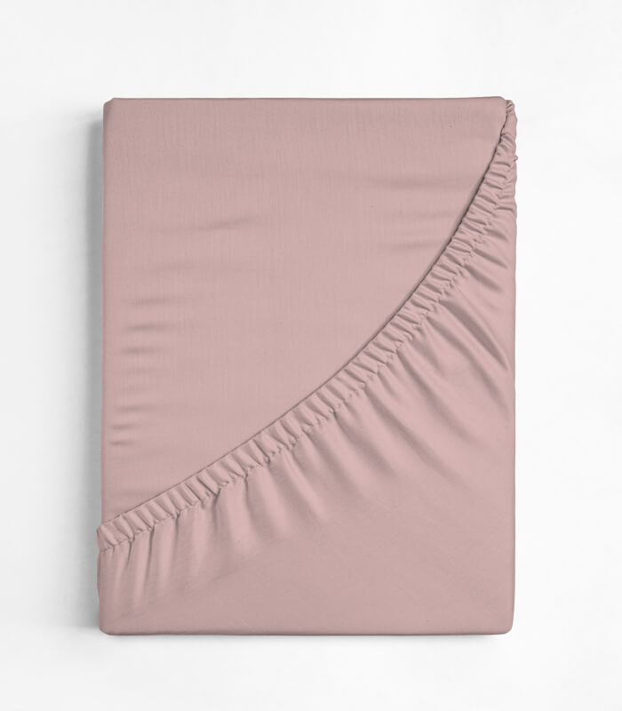 סדין כותנה חלק - ורוד Mix&Match -